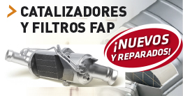 Catalizadores y filtros de FAP